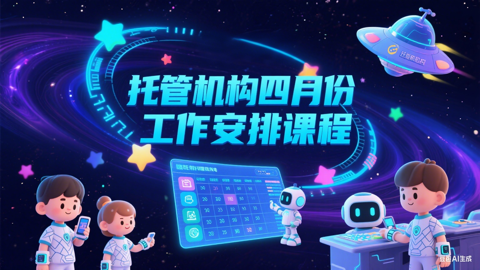 托管机构4月份营销工作